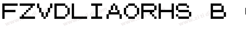 FZVDLIAORHS B GB10字体转换